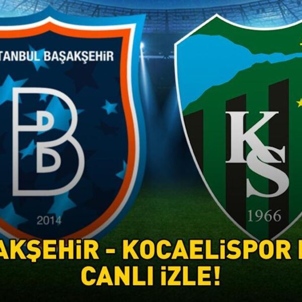 Başakşehir – Kocaelispor maçı BeIN Sports 1 canlı izleme ekranı | BEIN SPORTS 1 BAŞAKŞEHİR – KOCAELİSPOR MAÇI CANLI İZLE – ŞİFRESİZ