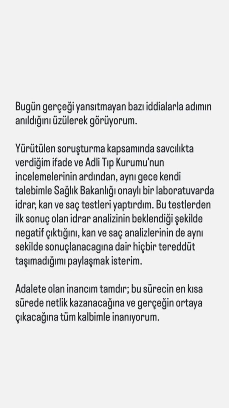 Uyuşturucu test sonucu pozitif çıkmıştı! Kenan Doğulu’dan açıklama gecikmedi